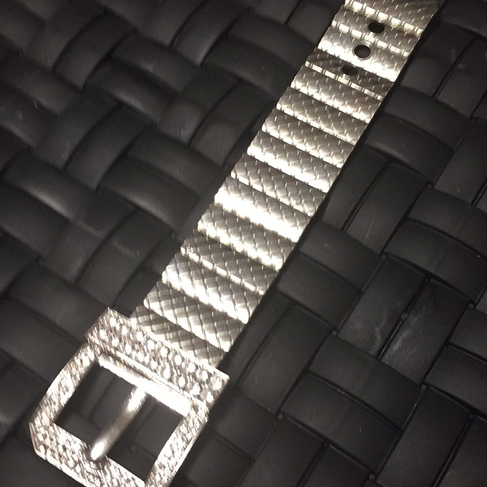 Stunning silver and crystal bracelet